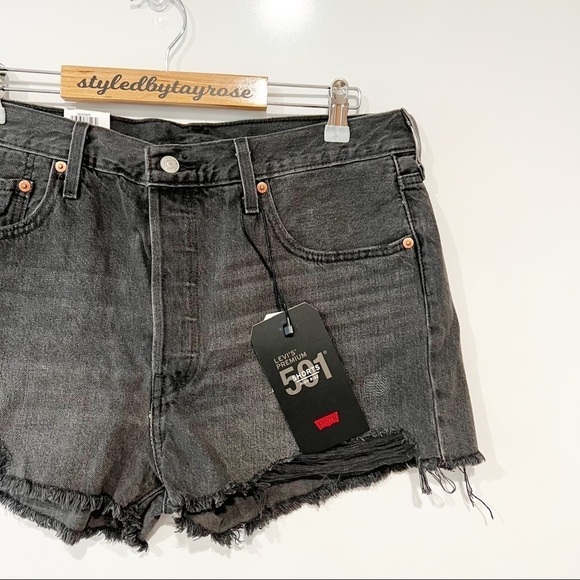 NWT Levis 501 Original Denim Shorts - Picture 4 of 12